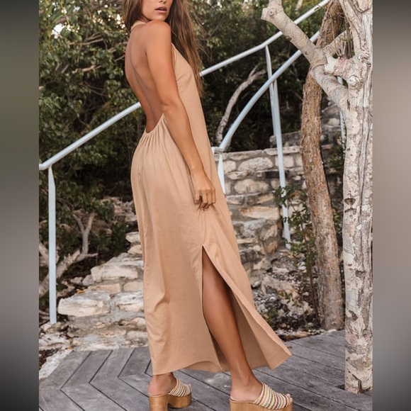 Halter maxi dress - Picture 2 of 2